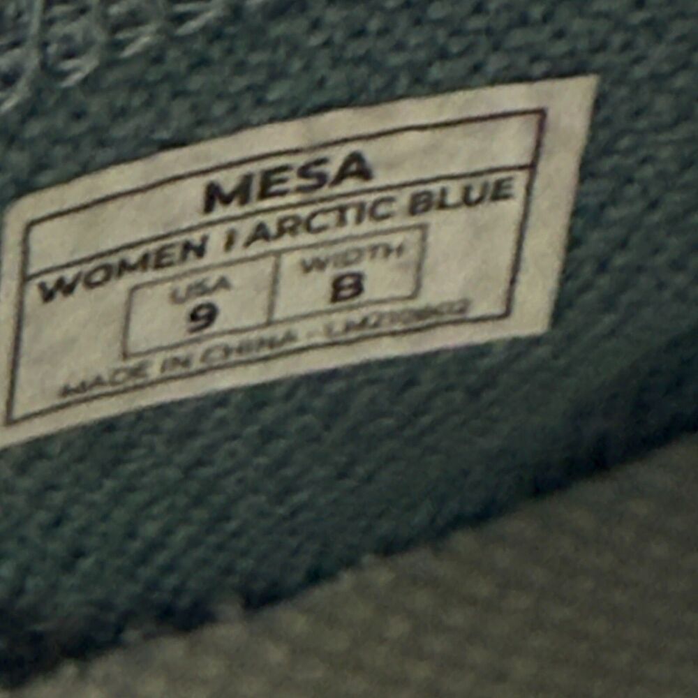 Lems Mesa Womens 9 Hiking Shoes Blue Trail Athletic Outdoor Trekking - Picture 10 of 11